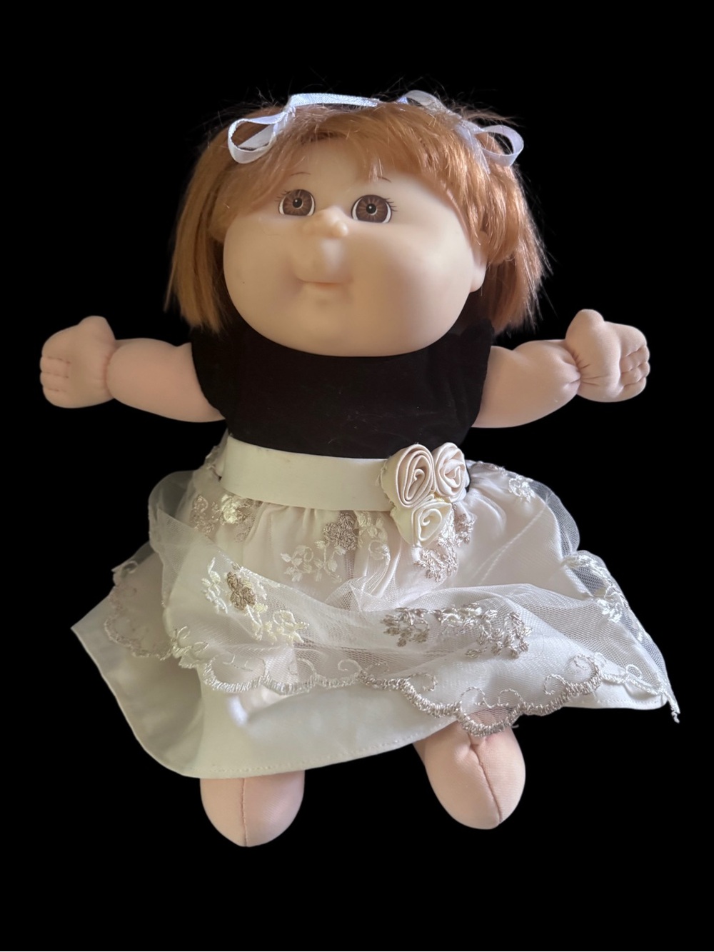 Vintage talking Cabbage patch doll strawberry hair